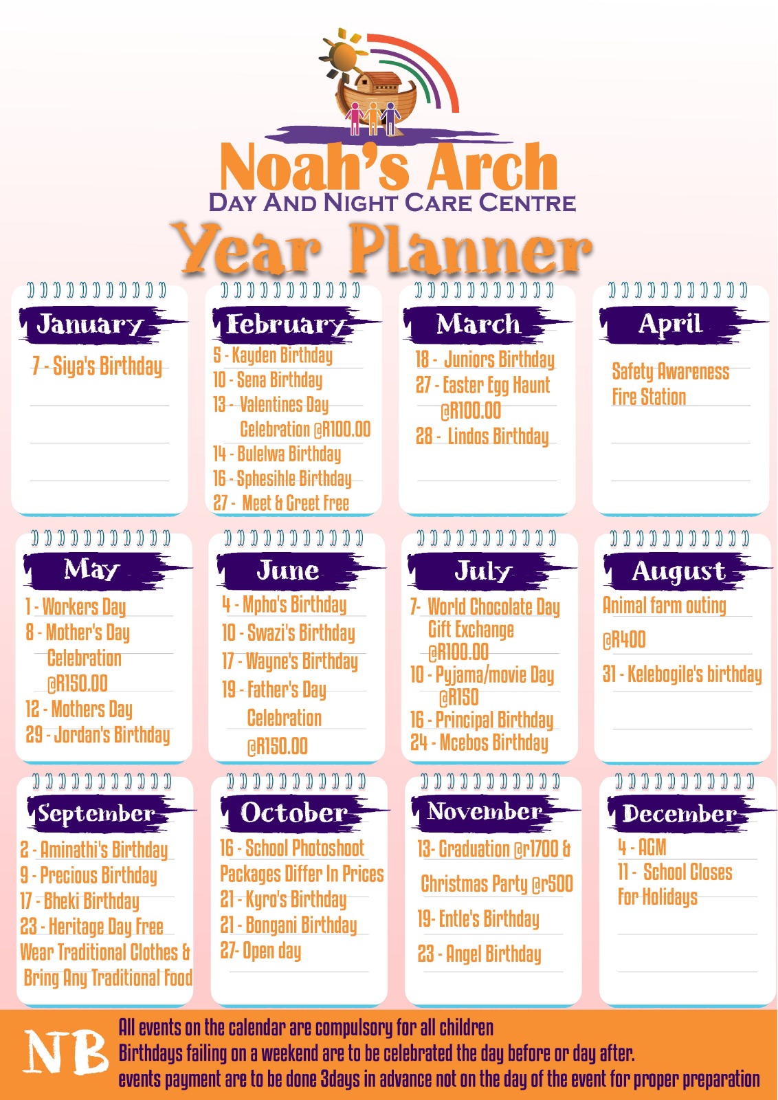 Year Planner